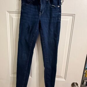 GAP Women's Dark Blue Skinny Jeans